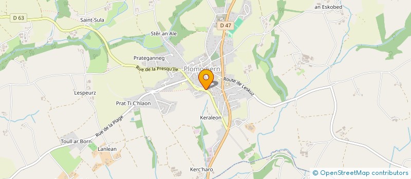 localisation de l'entreprise MADAME CLAIRE LE NY  PLONEVEZ-PORZAY