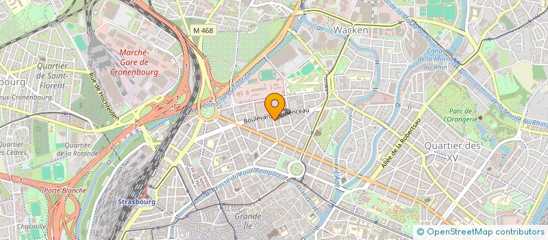 localisation de l'entreprise MADAME CLAIRE LE PAGE  STRASBOURG