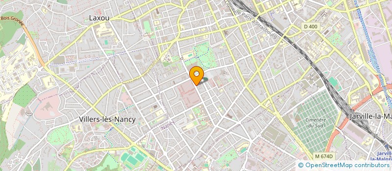 localisation de l'entreprise MADAME CLAIRE LE POTIER  NANCY