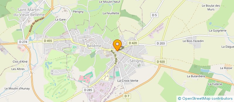 localisation de l'entreprise MADAME CLAIRE LEBATTEUX à BELLEME