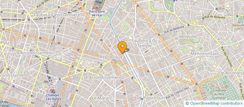 localisation de l'entreprise MADAME CLAIRE LEBRUN à PARIS 10