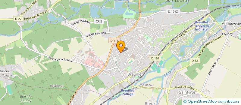 localisation de l'entreprise MADAME CLAIRE LEGAUD à BREUILLET