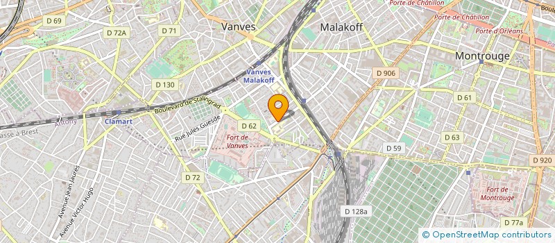 localisation de l'entreprise MADAME CLAIRE LEGGETT  MALAKOFF