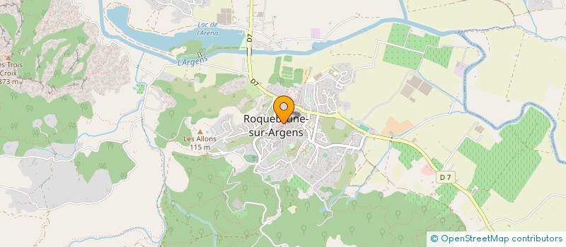 localisation de l'entreprise MADAME CLAIRE LEMAIRE  ROQUEBRUNE-SUR-ARGENS