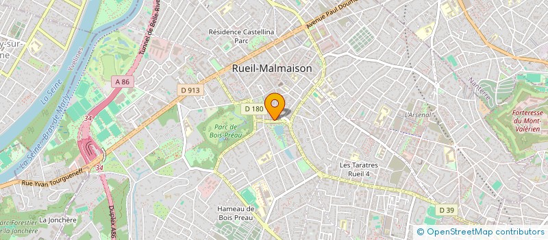 localisation de l'entreprise MADAME CLAIRE LEMAITRE  RUEIL-MALMAISON