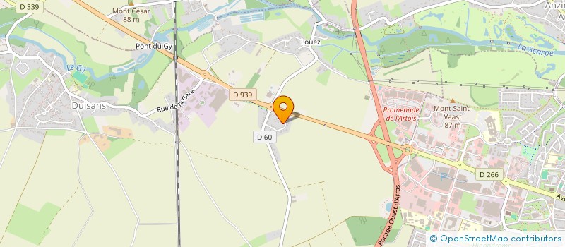 localisation de l'entreprise MADAME CLAIRE LEMAITRE  DUISANS