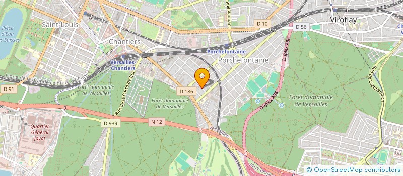 localisation de l'entreprise MADAME CLAIRE LEMAN à VERSAILLES