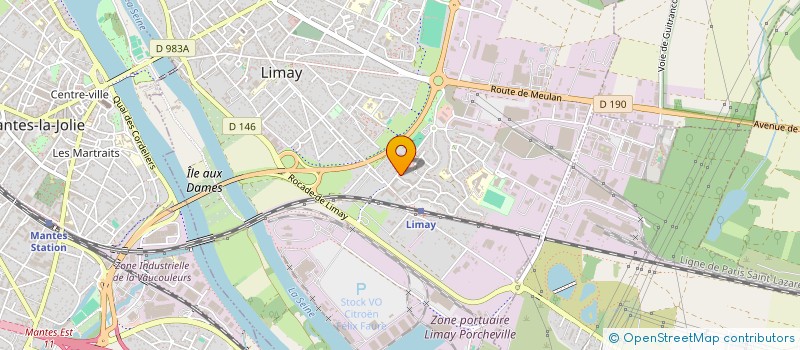 localisation de l'entreprise MADAME CLAIRE LEMASSON  LIMAY