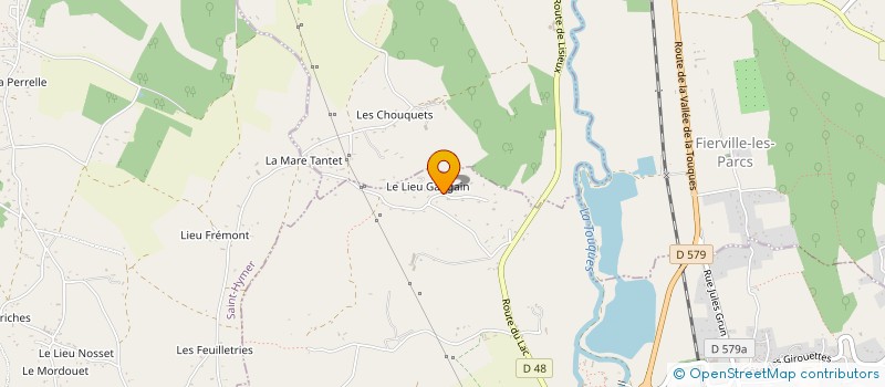 localisation de l'entreprise MADAME CLAIRE LEMENAND  LE BREUIL-EN-AUGE