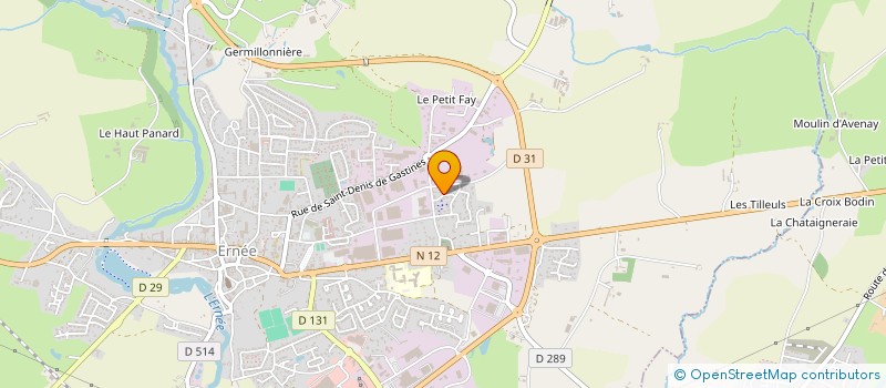 localisation de l'entreprise MADAME CLAIRE LEMONNIER  VAULX-EN-VELIN