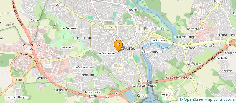 localisation de l'entreprise MADAME CLAIRE LENA à AURAY