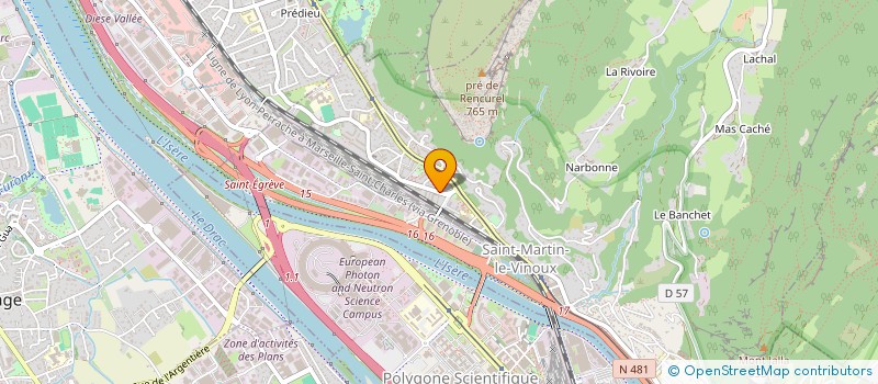 localisation de l'entreprise MADAME CLAIRE LENGA  SAINT-MARTIN-LE-VINOUX