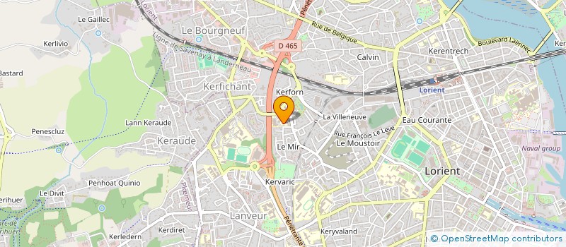 localisation de l'entreprise MADAME CLAIRE LENORMAND  LORIENT