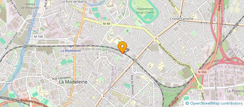 localisation de l'entreprise MADAME CLAIRE LEONETTI à MARCQ-EN-BARŒUL
