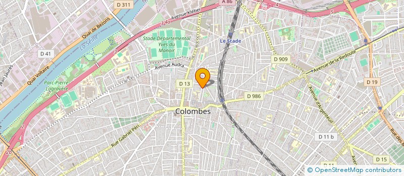 localisation de l'entreprise MADAME CLAIRE LEONIE SORDET à COLOMBES