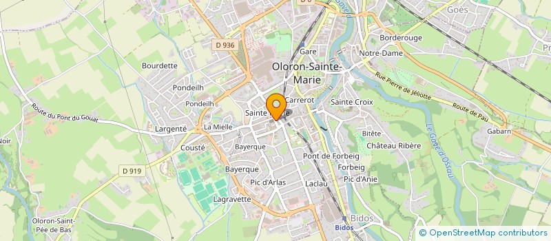 localisation de l'entreprise MADAME CLAIRE LERAISTRE à OLORON-SAINTE-MARIE