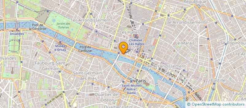 localisation de l'entreprise MADAME CLAIRE LERICHE à PARIS