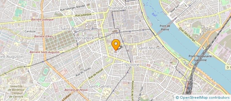 localisation de l'entreprise MADAME CLAIRE LESLIE  BORDEAUX