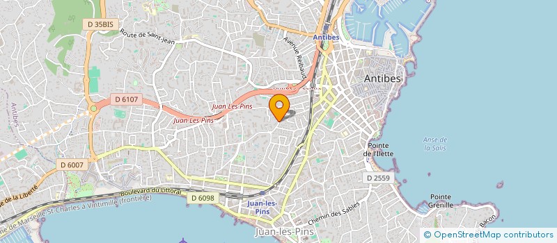 localisation de l'entreprise MADAME CLAIRE LESSALLE  ANTIBES