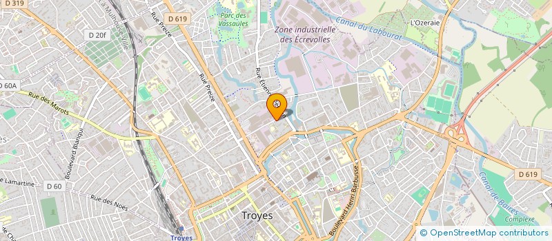 localisation de l'entreprise MADAME CLAIRE LESTIE à TROYES