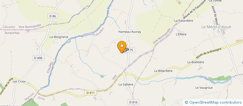 localisation de l'entreprise MADAME CLAIRE LEWIS  VIRE-NORMANDIE