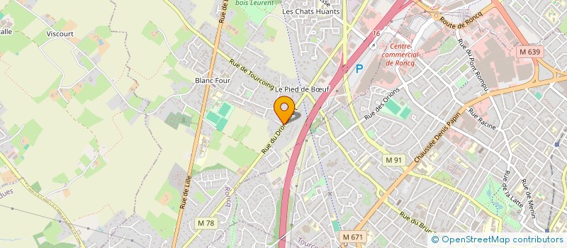 localisation de l'entreprise MADAME CLAIRE LIBBRECHT  RONCQ