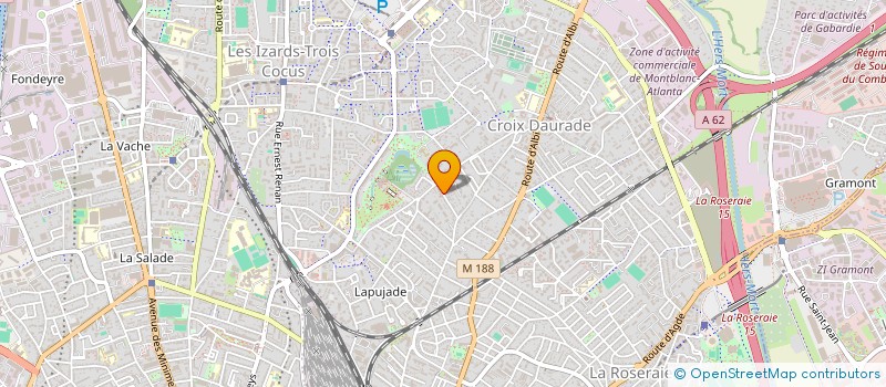 localisation de l'entreprise MADAME CLAIRE LIMOUSIN à TOULOUSE