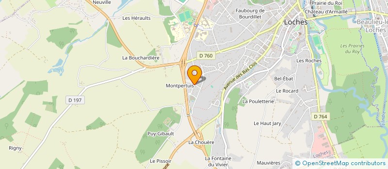 localisation de l'entreprise MADAME CLAIRE LISE BAILLY  LA ROCHELLE