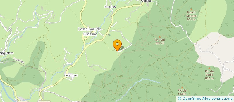 localisation de l'entreprise MADAME CLAIRE-LISE BARTHES  FONTRIEU