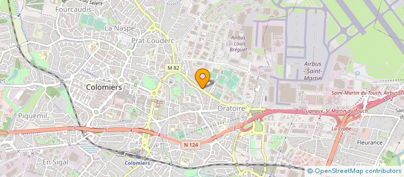 localisation de l'entreprise MADAME CLAIRE-LISE CHARLES à COLOMIERS