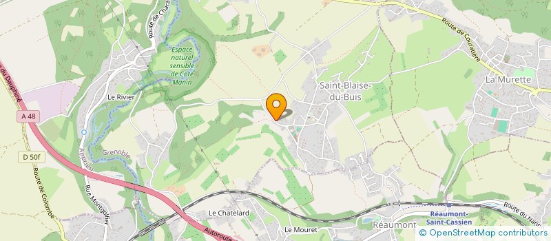 localisation de l'entreprise MADAME CLAIRE-LISE POLAUD  SAINT-BLAISE-DU-BUIS