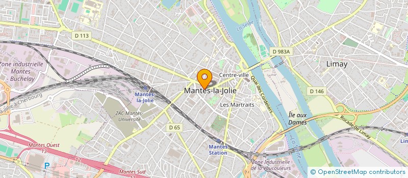 localisation de l'entreprise MADAME CLAIRE-LISE VINCENT  MANTES-LA-JOLIE