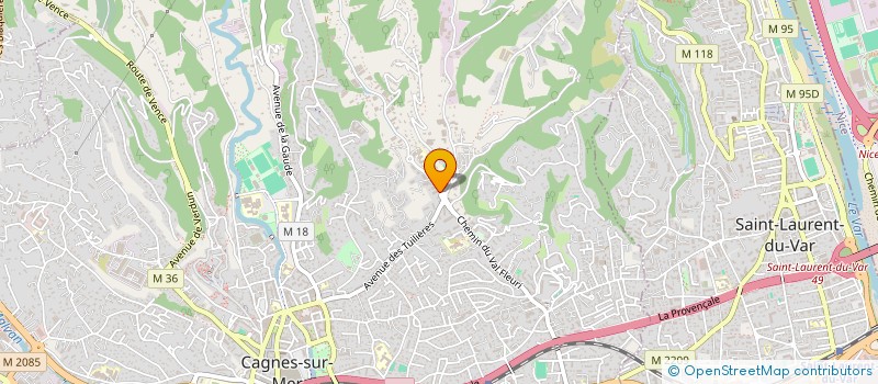 localisation de l'entreprise MADAME CLAIRE LLOVERAS à CAGNES-SUR-MER