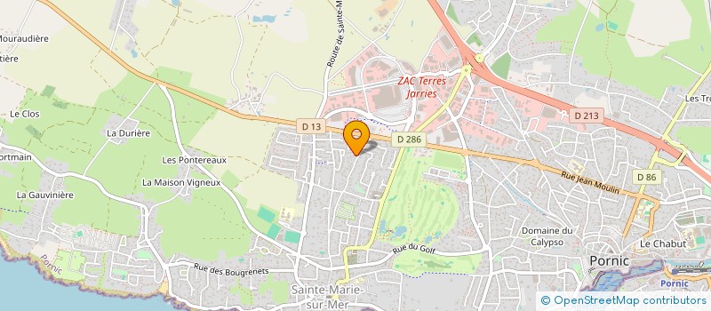 localisation de l'entreprise MADAME CLAIRE LOBRY  PORNIC