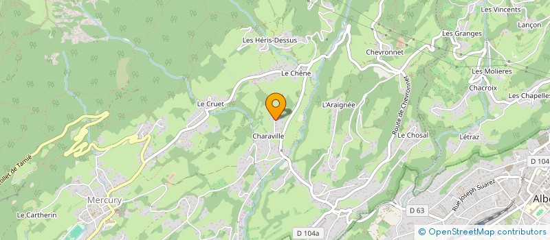 localisation de l'entreprise MADAME CLAIRE LOCATELLI  MERCURY