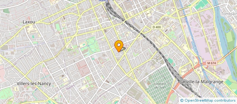 localisation de l'entreprise MADAME CLAIRE LOCUTY  NANCY