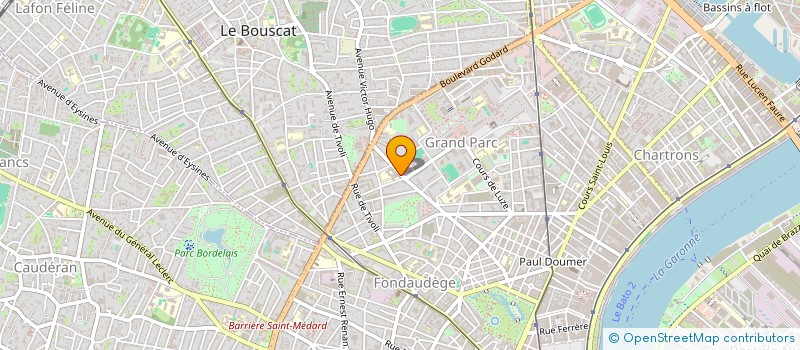 localisation de l'entreprise MADAME CLAIRE LOIZEAU  BORDEAUX