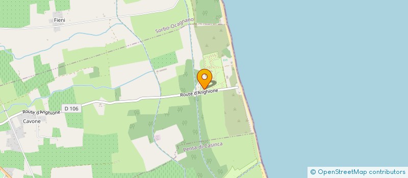 localisation de l'entreprise MADAME CLAIRE LONGUET  CASTELLARE DI CASINCA