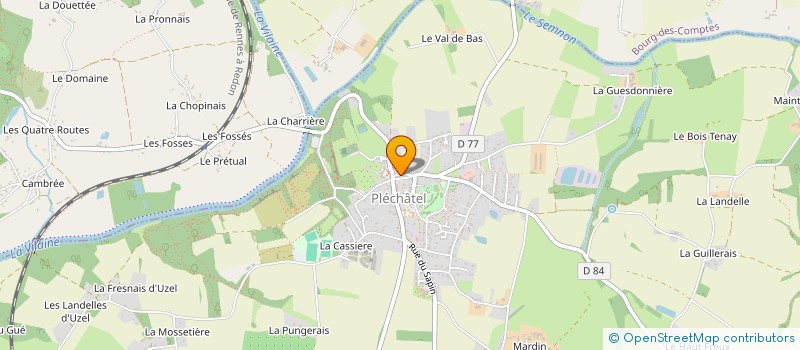 localisation de l'entreprise MADAME CLAIRE LORENT  PLECHATEL