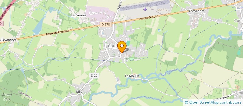 localisation de l'entreprise MADAME CLAIRE LORIN  COURLAOUX