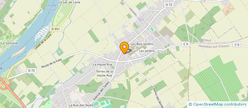 localisation de l'entreprise MADAME CLAIRE LOUCHART  VINEUIL