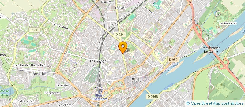 localisation de l'entreprise MADAME CLAIRE LOUIS  BLOIS