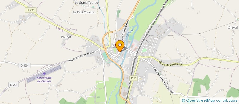 localisation de l'entreprise MADAME CLAIRE-LOUISE DICKINSON à CHALAIS