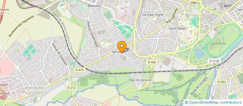 localisation de l'entreprise MADAME CLAIRE LUCE à CAEN