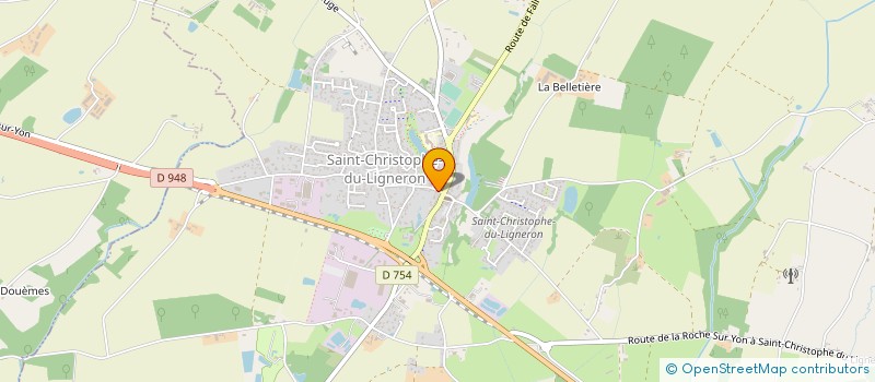 localisation de l'entreprise MADAME CLAIRE LUISIN  SAINT-CHRISTOPHE-DU-LIGNERON