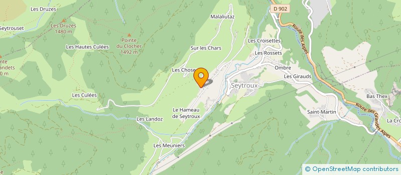 localisation de l'entreprise MADAME CLAIRE LUTEL  SEYTROUX