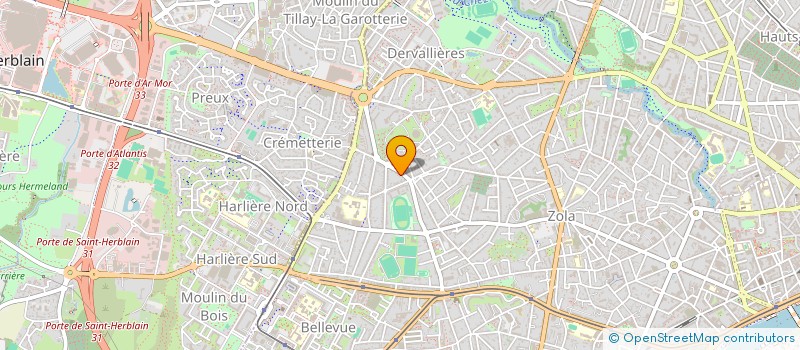 localisation de l'entreprise MADAME CLAIRE LUXEY à NANTES