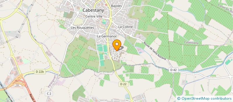 localisation de l'entreprise MADAME CLAIRE MACHET  CABESTANY