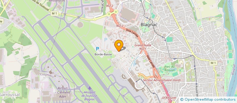 localisation de l'entreprise MADAME CLAIRE MACRET à BLAGNAC