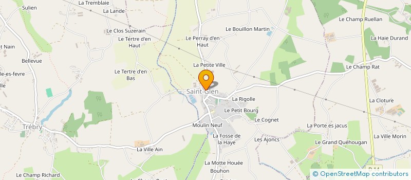 localisation de l'entreprise MADAME CLAIRE MADDEN à SAINT-GLEN